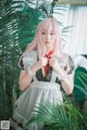 DJAWA Photo - Bambi (밤비): "Sheer Bunny Maid" (51 photos)